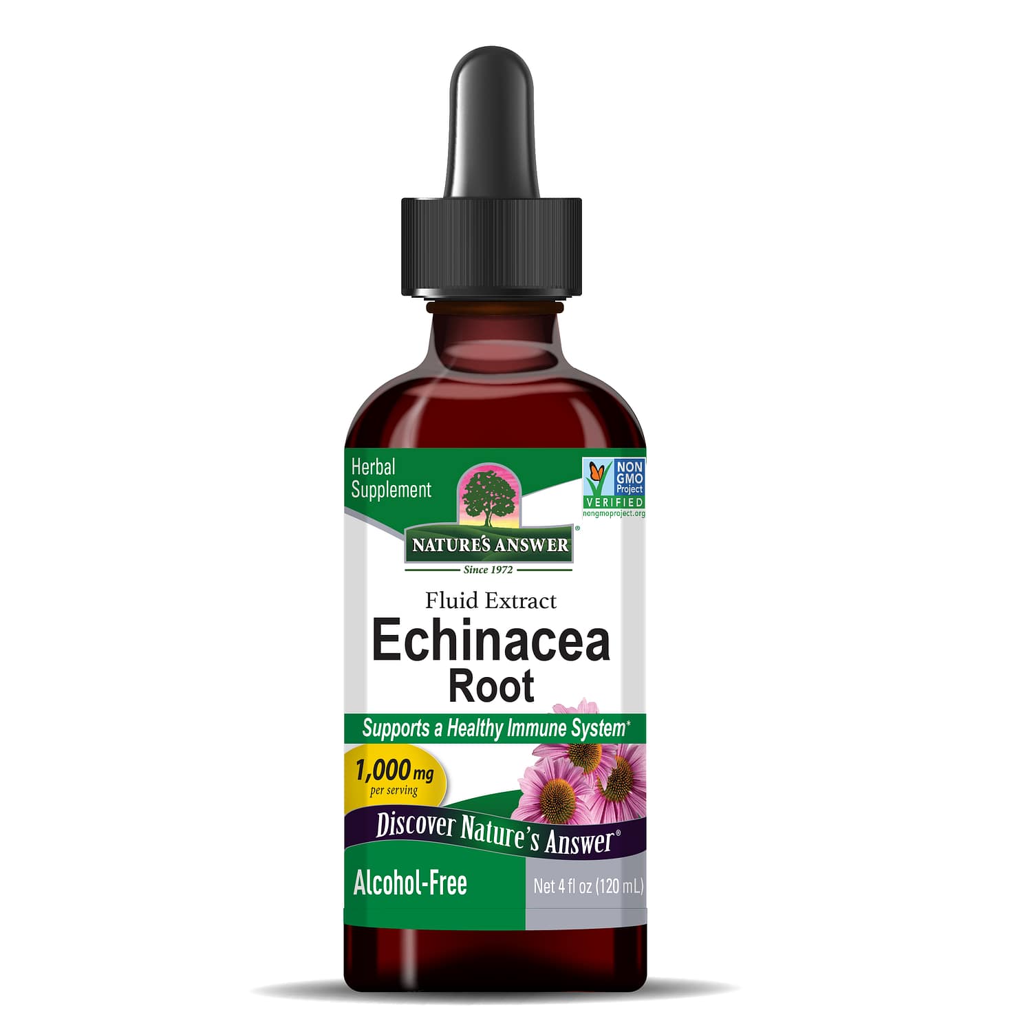 Echinacea 4 OZ Made from 1,000 mg of E. Angustifolia & Purpurea Herbs
