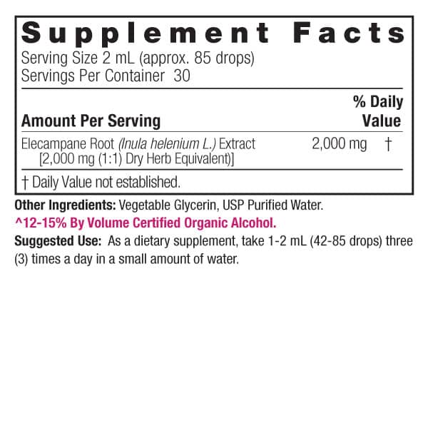 Elecampane Root 2oz Supplement Factx Box