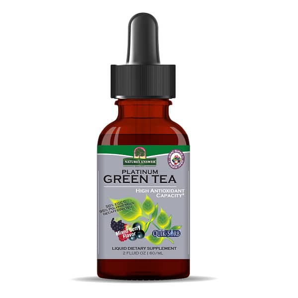 Green Tea with Orac Super 7 Berry Flavor Liquid 2oz