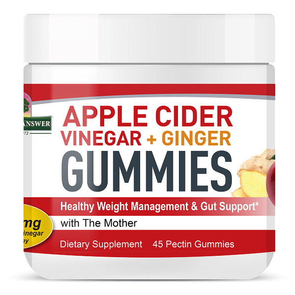 Nature’s Answer – Apple Cider Vinegar with Ginger Gummies