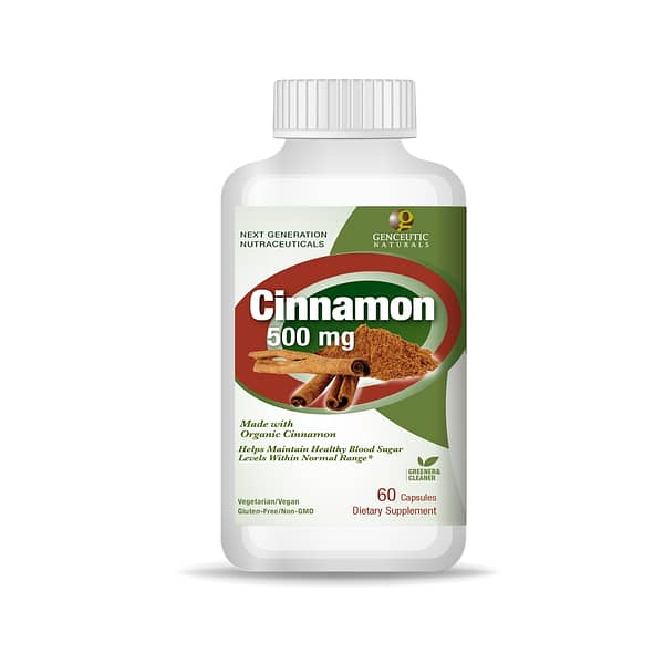 Certified Organic Cinnamon 60 Capsules