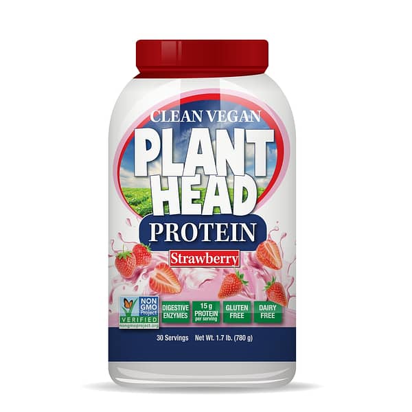 Plant Head Protein Strawberry 1.7 lbs (780g)